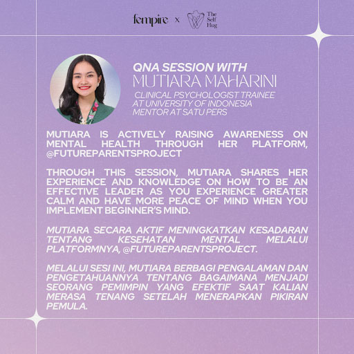 QNA Session with Mutiara Maharini